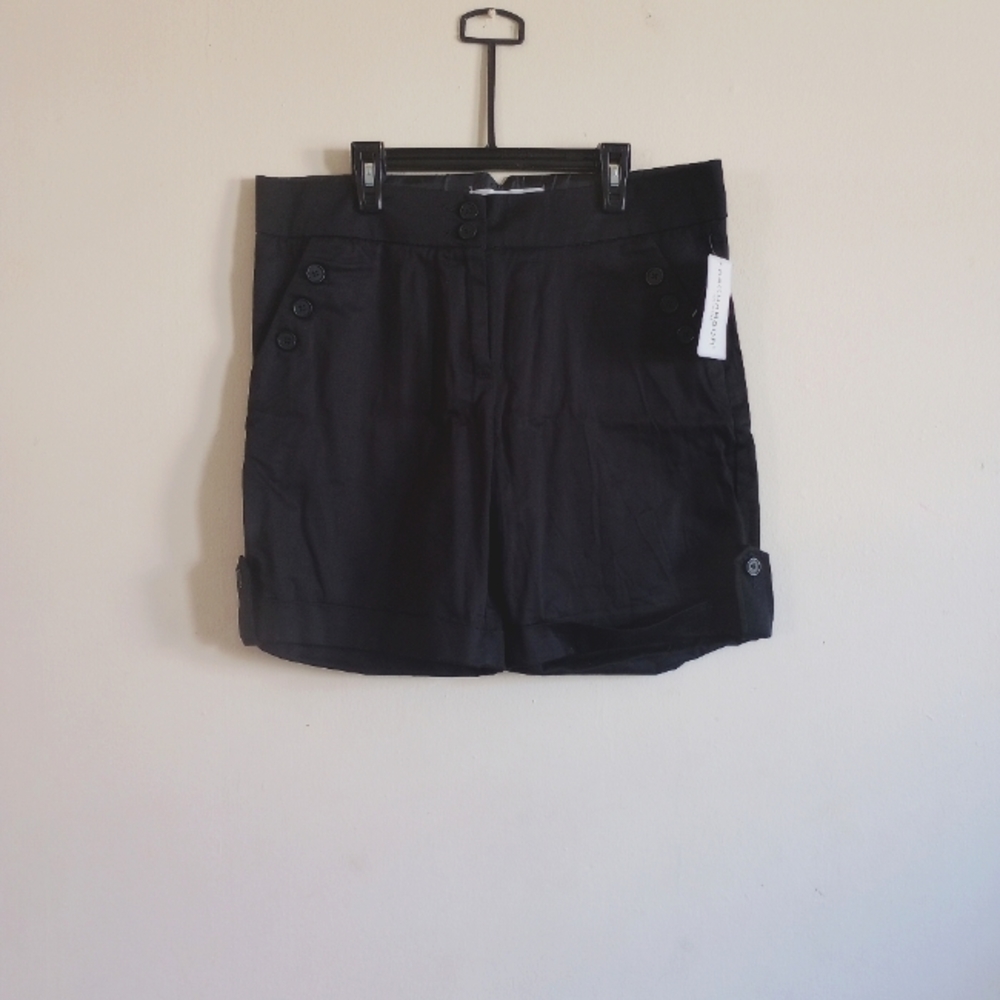 .SAG HARBOR DENIM shorts,color black size :8 .
